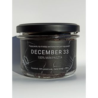 December 33 mákpaszta 100% 200 g