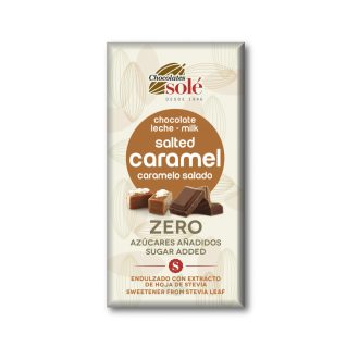 Sole zero tejcsokoládé keto sós karamellával 100 g