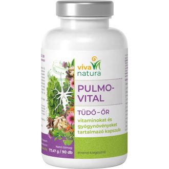   Viva natura pulmo-vital tüdő-őr és gyógynövényeket tartalmazó étrend-kiegészítő kapszula 90 db