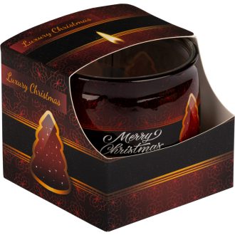 Illatmécses üvegpohárban luxury christmas 1db