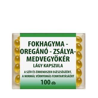  Dr.chen fokhagyma-oregano-zsálya medvegyökér kapszula 100 db