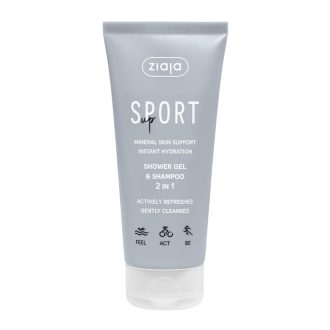 Ziaja sport tusfürdő gél és sampon 2in1 200 ml