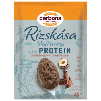 Cerbona rizskása csokis-mogyorós proteinnel 45 g