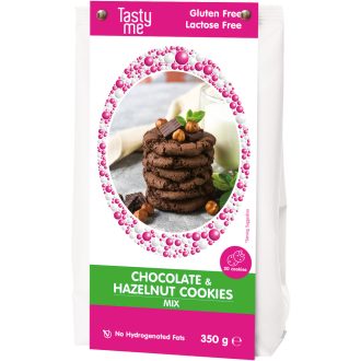   Tasty Me glutén- és laktózmentes csokis mogyorós keksz 350 g