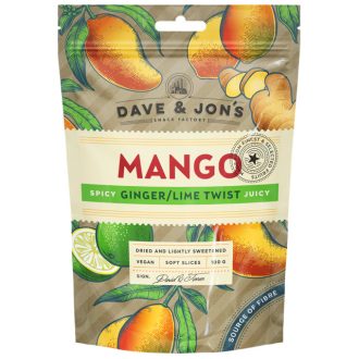   Dave & Jon's szárított mangó gyömbér lime twist 100 g