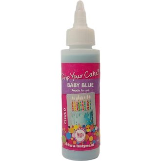   Tasty Me gluténmentes tortabevonó drip (csurgató) babakék 120 g