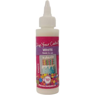   Tasty Me gluténmentes tortabevonó drip (csurgató) fehér 120 g