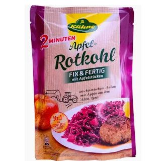 Kühne 05 lilakáposzta tasakos almával 400 g