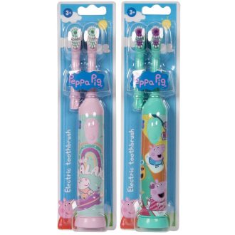 Peppa Malac elemes gyermek fogkefe 2 db pótfejjel 1 db