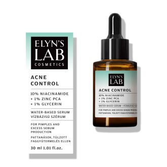   Elyn's Lab acne control 10% niacinamid + 1% cink pca szérum 30 ml