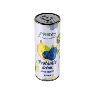 PREbby prebiotikus üdítőital banán-kékáfonya 250 ml
