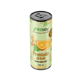   PREbby prebiotikus üdítőital narancs-gyömbér-menta 250 ml