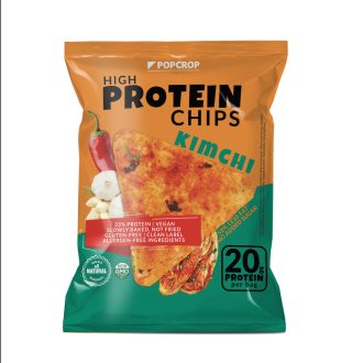   Popcrop pyramids gluténmentes kimchi ízű protein chips 60 g