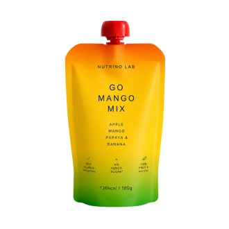   Nutrino Lab go mango mix - alma, mangó, papaya, banán 200 g
