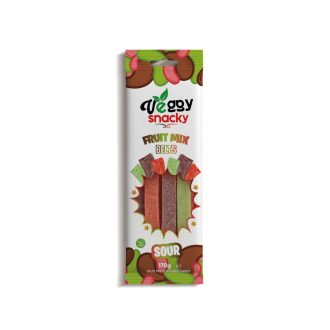 Veggy gumicukor fruit mix sour belts 170 g
