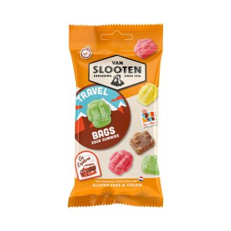   Van Slooten gluténmentes és vegán savanyú gumicukor travel bags 60 g