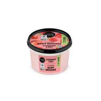   Organic Shop vitamin testápoló mousse eperrel és tejjel 250 ml