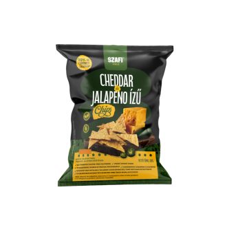 Szafi Free gluténmentes cheddar-jalapeno ízű chips 50 g
