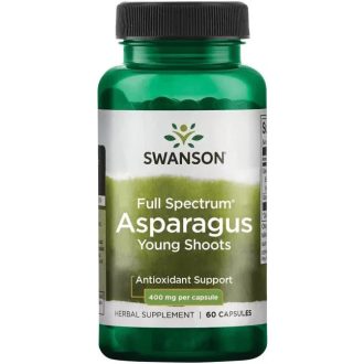   Swanson asparagus full spectrum spárgacsíra kivonat kapszula 400mg 60 db