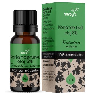 Herbys korianderlevél (Cilantro) olaj 5% foodgrade 5 ml
