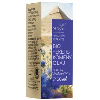Herbys bio feketekömény olaj extra 3000mg timokinon 50 ml