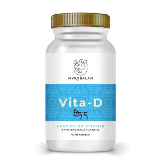   Myrobalan vita-d 4000ne d3-vitamin k1+k2 vitaminokkal és shilajittal vegán kapszula 60 db