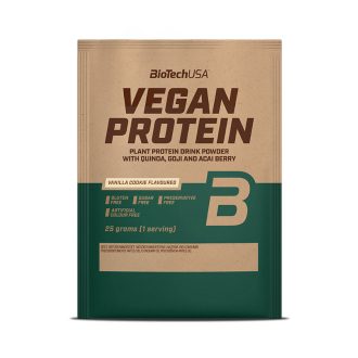 Biotech vegan protein vaníliás sütemény ízű 25 g
