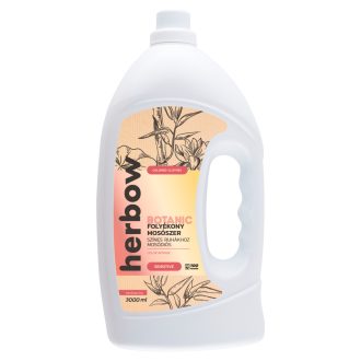   Herbow botanic color intense (mosódiós) folyékony mosószer színes ruhákhoz, zöldellő rét és gyöngyvirág illat 3000 ml