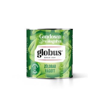 Globus zöldbab vágott konzerv 225 g 1 db