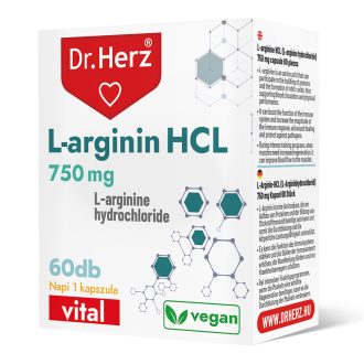 Dr.herz l-arginin hcl 750mg kapszula 60 db