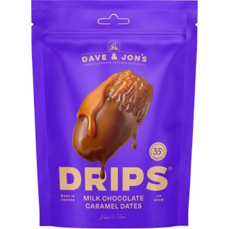 Dave & Jon's dates drips milk chocolate caramel 100 g