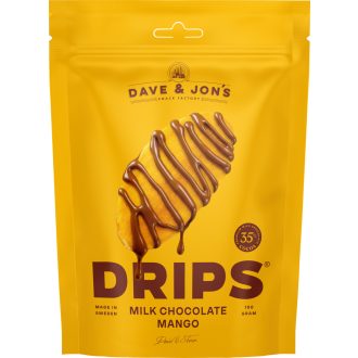 Dave & Jon's mango drips milk chocolate 100 g