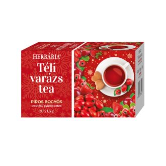 Herbária téli varázs piros bogyós ízű tea 20x1,5g 30 g