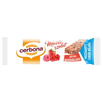 Cerbona szelet cukormentes piros gyümölcsös 20 g