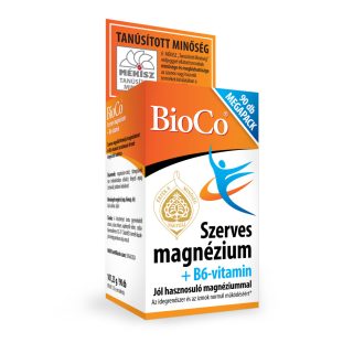 Bioco szerves magnézium b6-vitamin tabletta 90 db