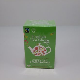English Tea Shop bio zöld tea gránátalma 20x1,5g 30 g
