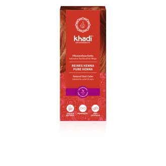 Khadi bio hajfesték por élénkvörös 100% 100 g