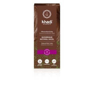 Khadi bio hajfesték por mogyoró 100 g