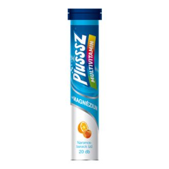 Plussz duo multivitamin+magnézium pezsgőtabletta 20 db