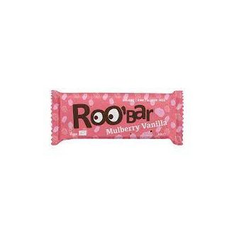   Roobar 100% raw bio gyümölcsszelet fehér eper-vanília 30 g