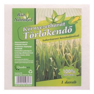   Bionatural környezetbarát törlőkendő kukoricarostból 100% natural 1 db