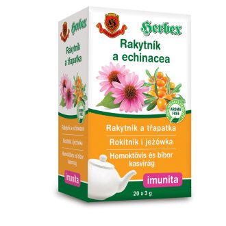 Herbex homoktövis és bíbor kasvirág tea 20x3g 60 g