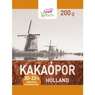   Szafi Reform holland kakaópor (20-22% kakaóvaj tartalom) 200 g