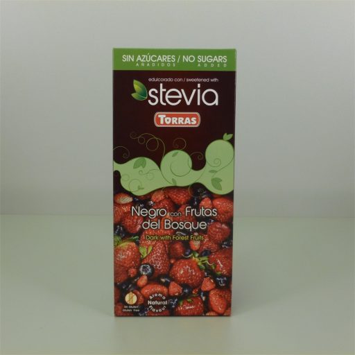 Torras gluténmentes étcsokoládé erdei gyümölcs steviával 125 g