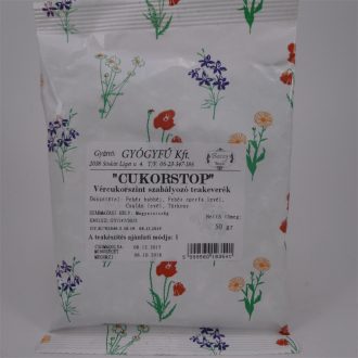   Gyógyfű cukorstop vércukorszint szabályozó teakeverék 50 g