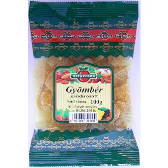 Naturfood kandírozott gyömbér 100 g