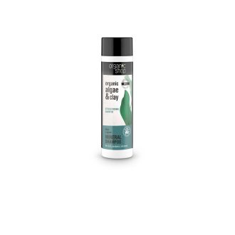   Organic Shop bio erősítő és hajhullás elleni sampon algával és citromfűvel 280 ml