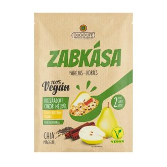   Oligolife vegán zabkása körte fahéj édesítőszerekkel 65 g