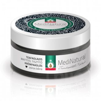   Medinatural mattító tisztító krémpakolás teafás zsíros bőrre 100 ml