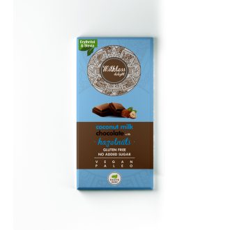   Health Market Milkless Delight Kókusztejes csokoládé egész mogyoróval 80g